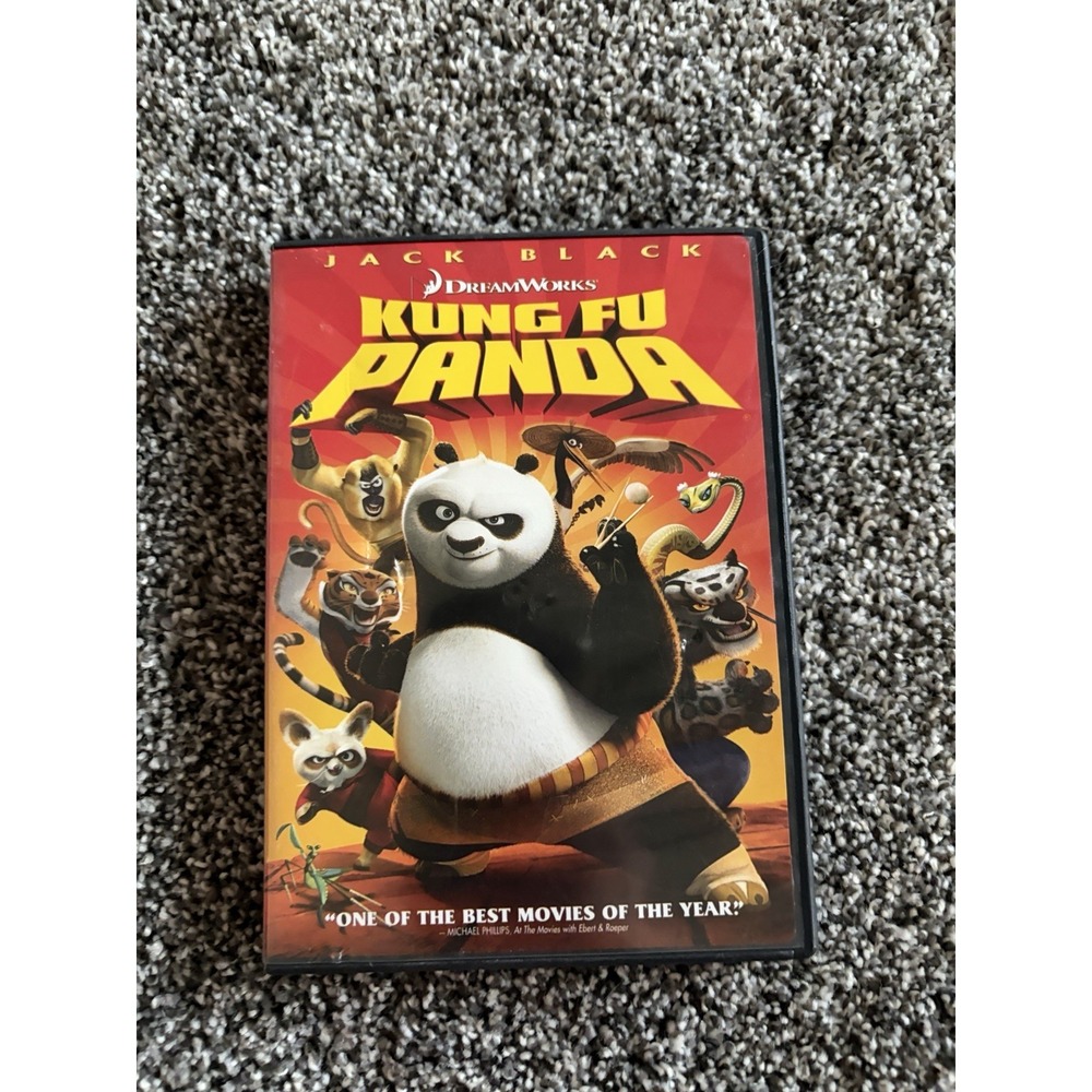 Kung Fu Panda (DVD 2008) Jack Black Kids Movie Animated